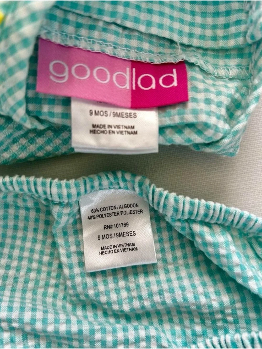 Good Lad embroidered never green